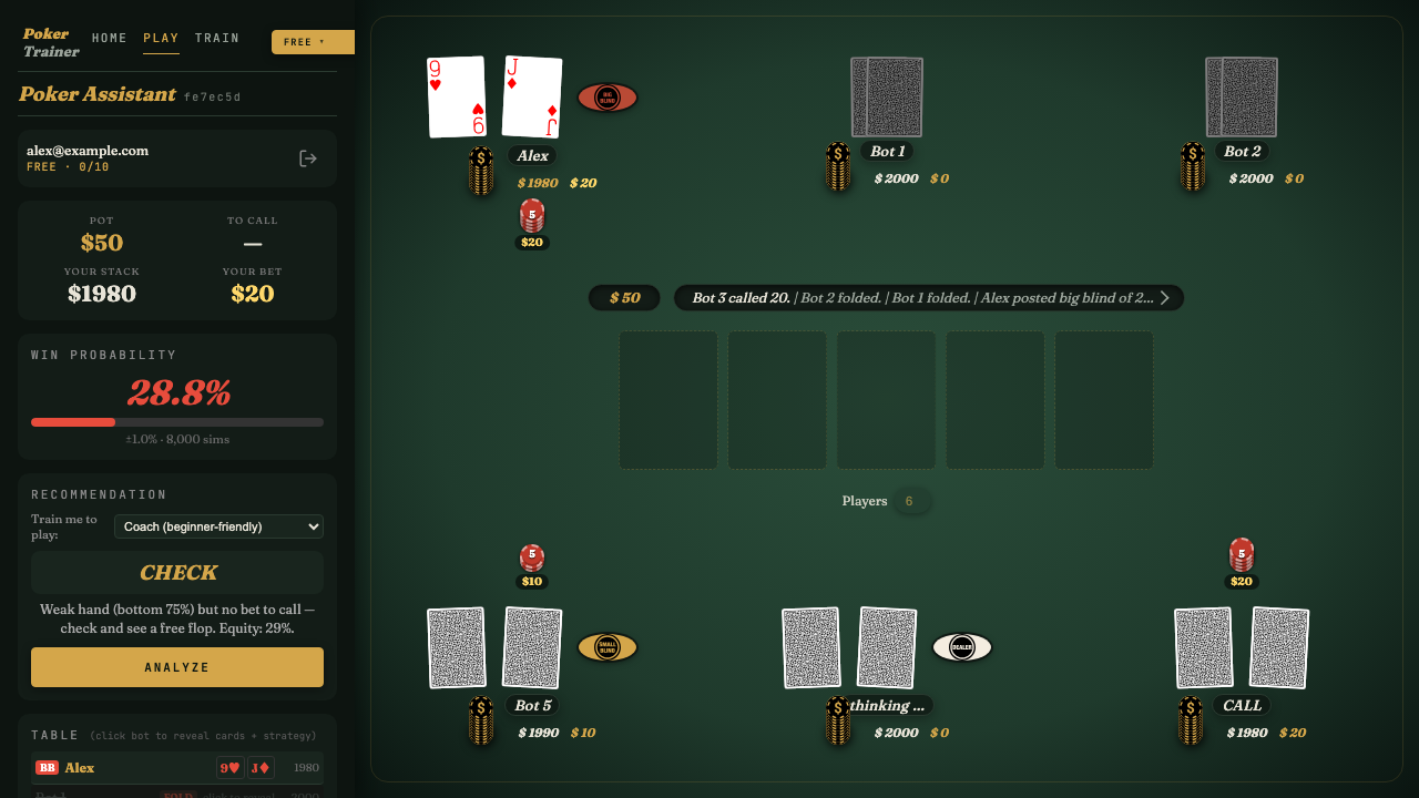 Flop dealt; recommendation updates