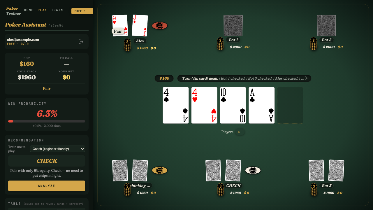 River dealt; final hand and verdict
